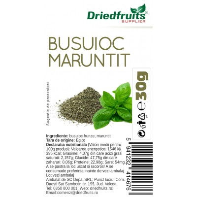 Condimente, Sare - BUSUIOC MARUNTIT 30 G