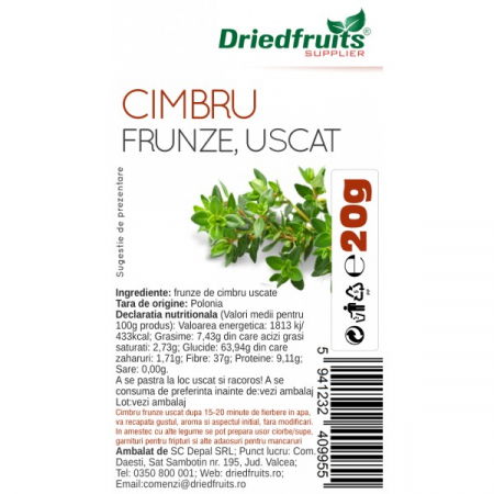 Condimente, Sare - CIMBRU 20 G