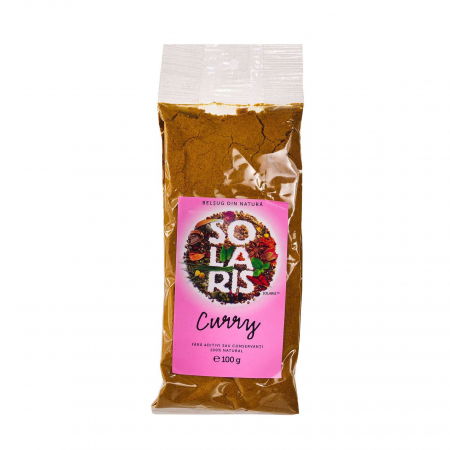 Condimente, Sare - CONDIMENT - CURRY 100 G SOLARIS