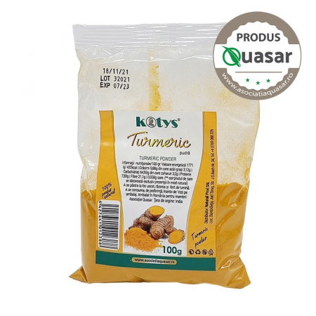 Condimente, Sare - PUDRA DE TURMERIC 100G