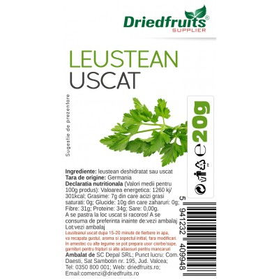Condimente, Sare - LEUSTEAN USCAT 20 G