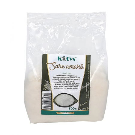 Condimente, Sare - SARE AMARA (SULFAT DE MAGNEZIU) 500G