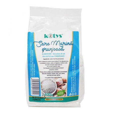 Condimente, Sare - SARE MARINA GRUNJOASA 500G