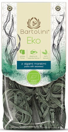 TAGLIATELE DIN GRAU SI ALGE MARINE ECO 250G BARTOLINI