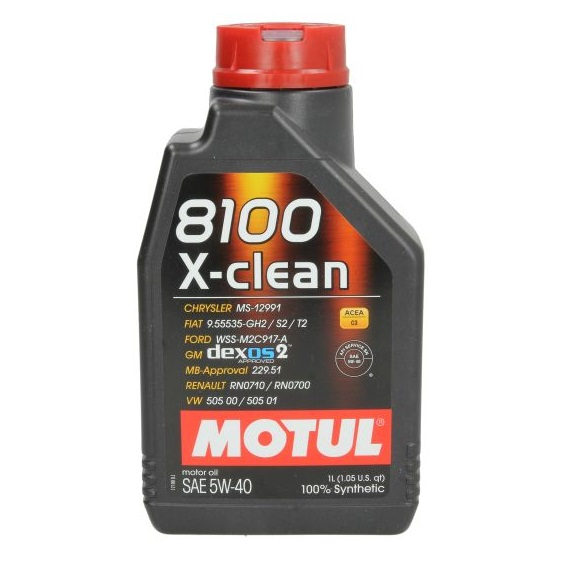5W-40 - Ulei motor Motul 8100 X-CLEAN 5W40 1L