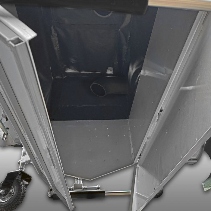 Aspirator frunze Jansen LS-8500H, 150 cm, acționare hidraulică, pentru încărcător frontal [2]