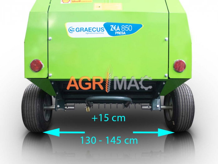 Presă de balotat ZEA PRESA 850 – 24-40 CP, baloți rotunzi, sistem hidraulic independent [7]