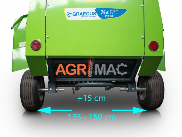 Presă de balotat ZEA PRESA 870 – 24-55 CP, baloți rotunzi, sistem hidraulic independent [6]