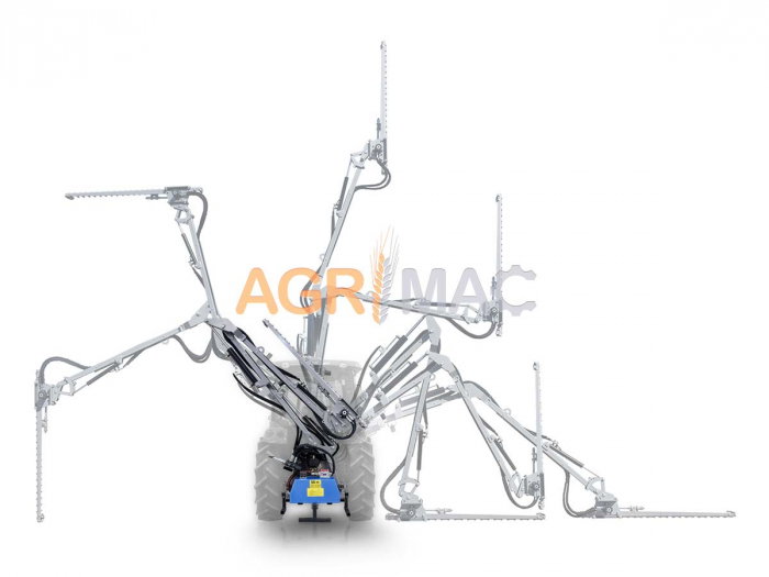 Bara de cosit hidraulică cu braț 130 cm – Trimmer hidraulic pentru tractor [7]