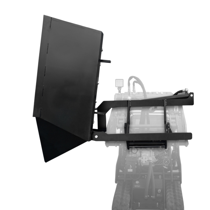 Cuva basculabilă laterală 130 litri – compatibilă Jansen® KL-200, oțel robust, hidraulică, spații înguste [1]