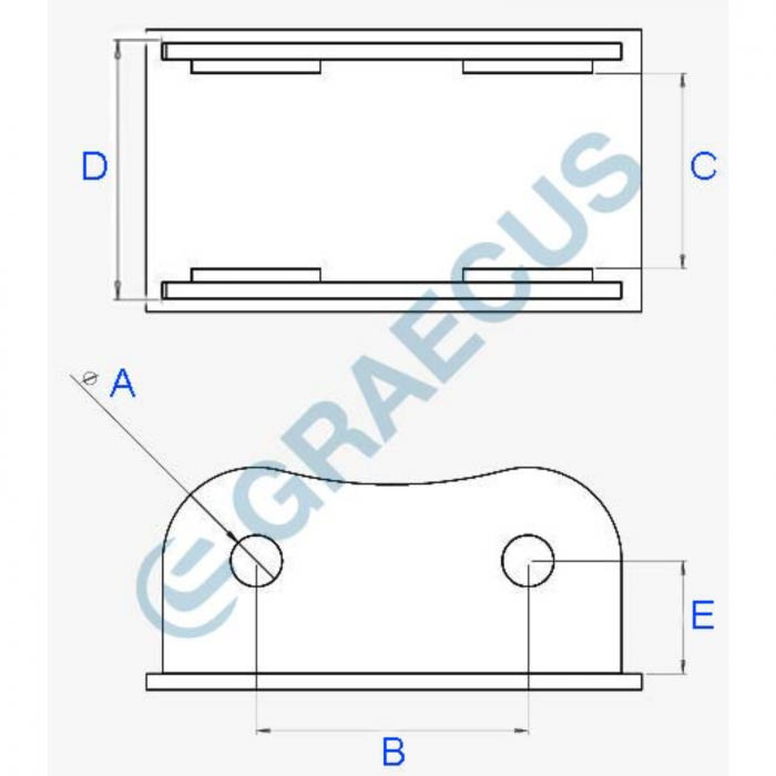 Bolturi de prindere accesorii miniexcavator – 40x108 mm, EB9 / EB10 / EB12 [2]