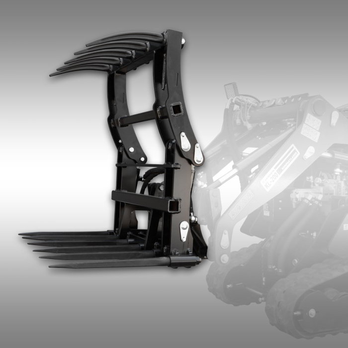 Gură de crocodil – atașament Jansen® KL-200 pentru gunoi, fân, siloz – deschidere 78 cm, dinți înlocuibili [2]