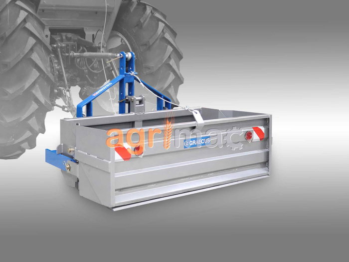 Cupă spate tractor BM120, 0.29 m³, basculare mecanică [13]