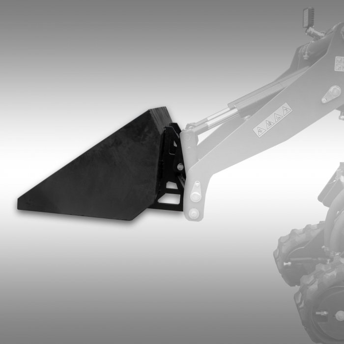 Cupa 80 litri Jansen® KL-200 – atașament compact pentru materiale vrac: pământ, pietriș, compost [2]