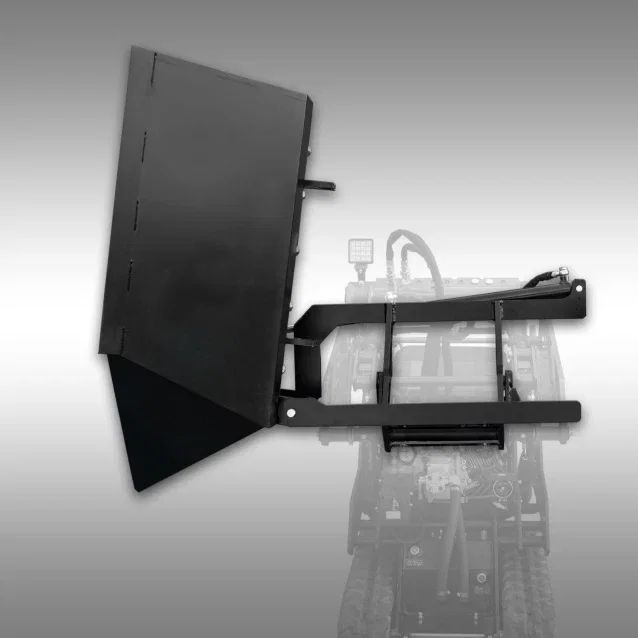 Cuva basculabilă laterală 130 litri – compatibilă Jansen® KL-200, oțel robust, hidraulică, spații înguste [2]