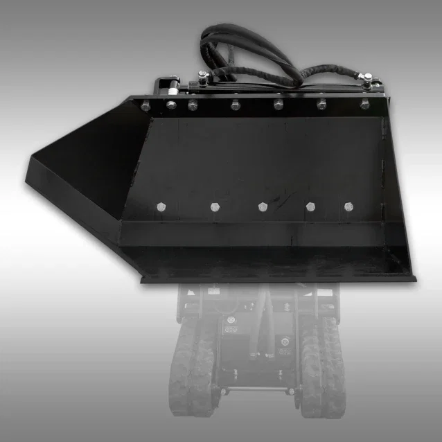 Cuva basculabilă laterală 130 litri – compatibilă Jansen® KL-200, oțel robust, hidraulică, spații înguste [3]