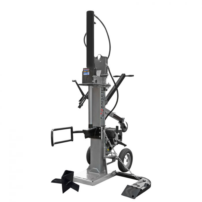 Despicator de busteni, 22 tone cu motor pe benzina, 10 CP, vertical Jansen TS-22B [1]