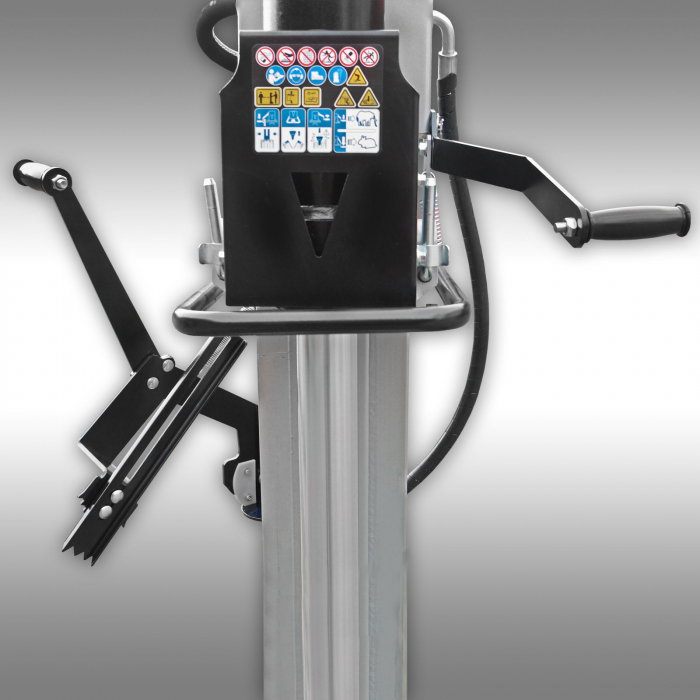 Despicator de busteni, 22 tone cu motor pe benzina, 10 CP, vertical Jansen TS-22B [7]