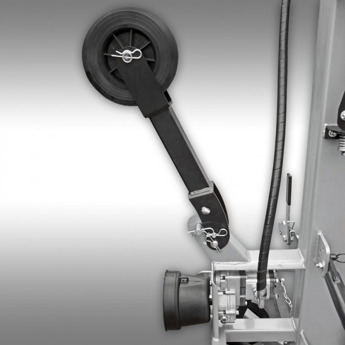 Despicator de busteni, actionat prin priza de putere, 30 tone, vertical Jansen TS-30 [5]