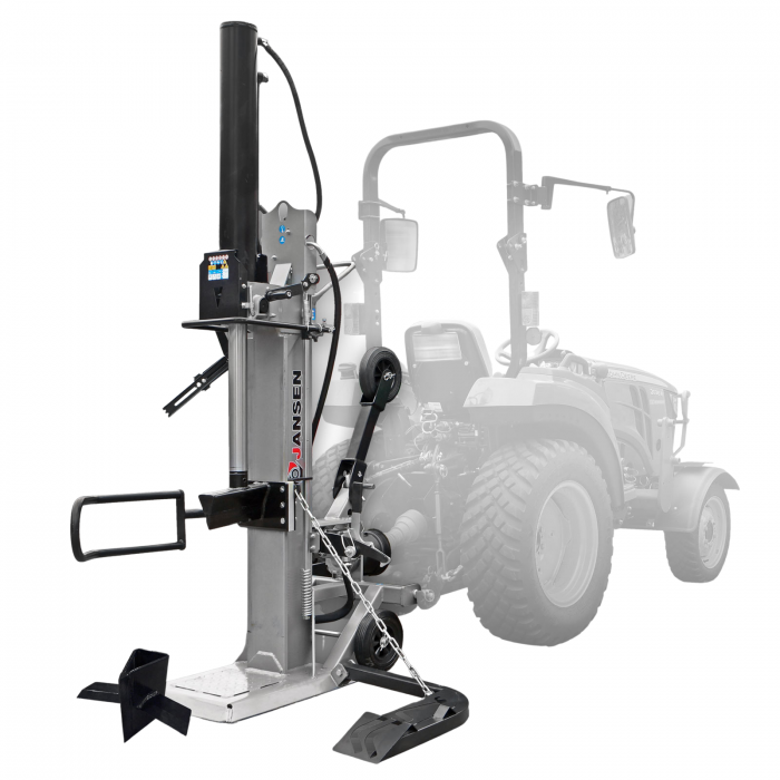 Despicator de busteni, actionat prin priza de putere, 30 tone, vertical Jansen TS-30 [1]