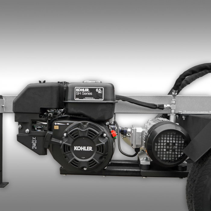 Despicator de busteni, benzina+electric, hidraulic, 22 tone Jansen HS-22A62K [5]