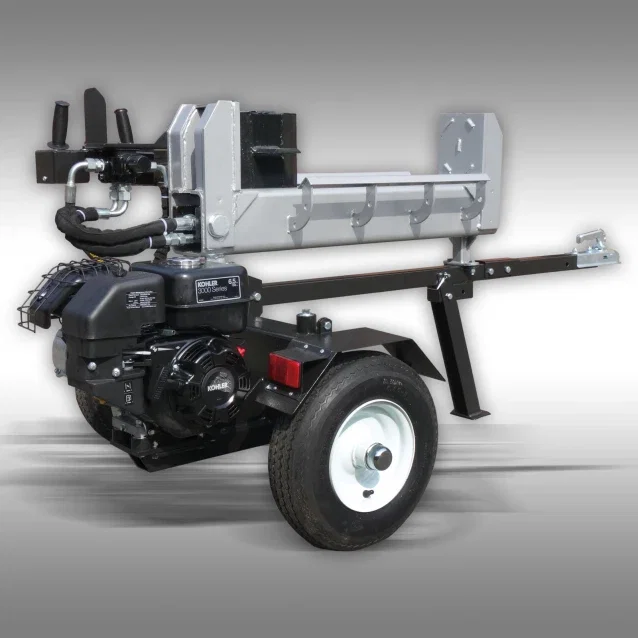 Despicator de busteni, dubla actiune, 20 tone, hidraulic, orizontal Jansen HS-20DS63 [2]