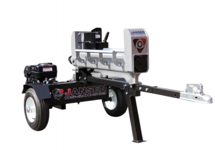 Despicator de busteni, dubla actiune, 20 tone, hidraulic, orizontal Jansen HS-20DS63 [1]