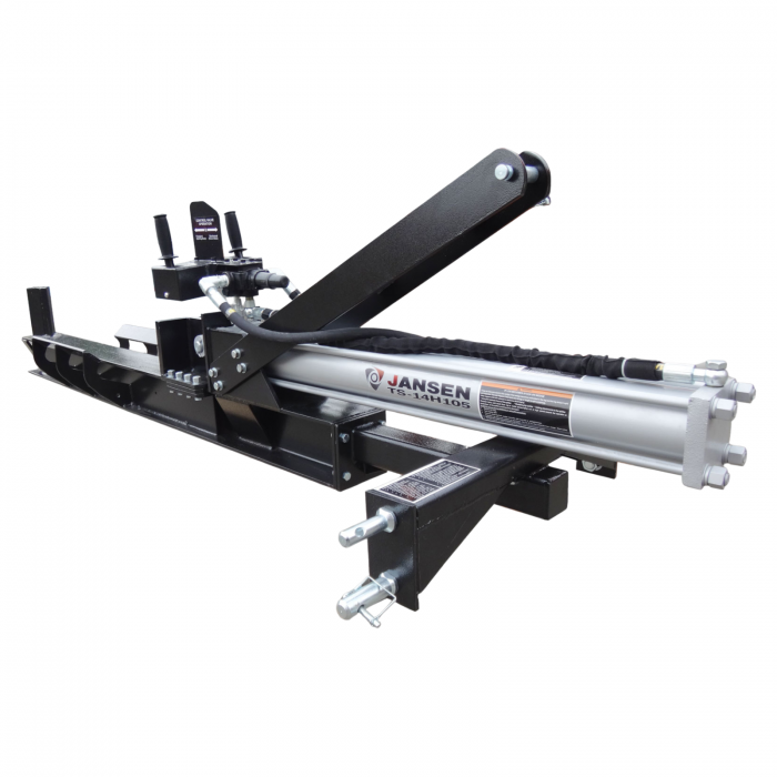 Despicator de busteni, tractor hidraulic, 14 tone, orizontal Jansen TS-14L105 [1]