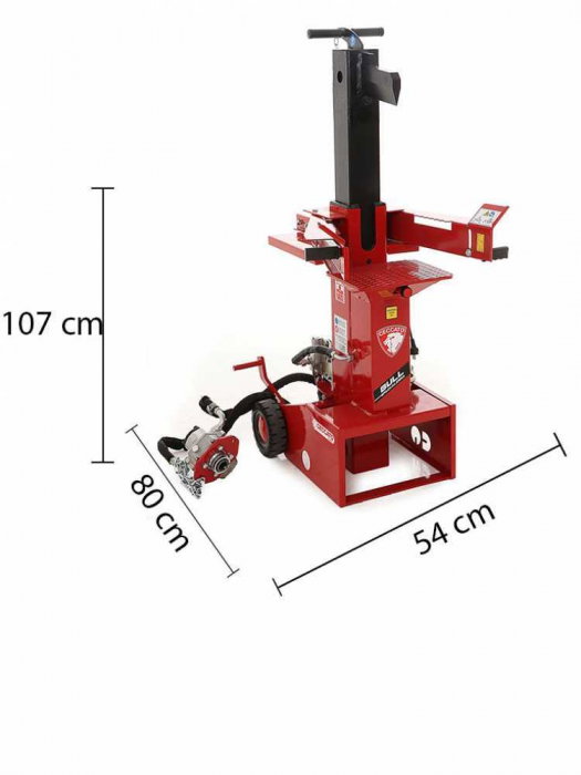 Despicator de lemne, electric, monofazat/ tractor, 54 cm, Ceccato Olindo, SPLET12 [2]