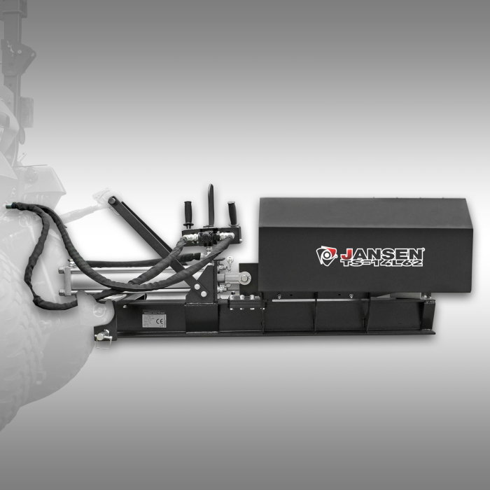 Despicator de busteni, tractor hidraulic, orizontal, 14 tone, Jansen TS-14L62 [4]