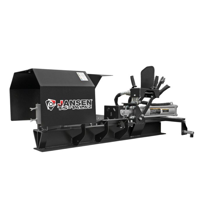 Despicator de busteni, tractor hidraulic, orizontal, 14 tone, Jansen TS-14L62 [1]