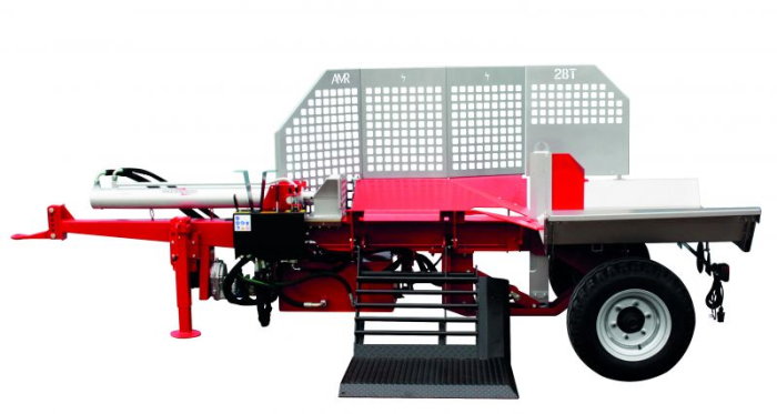 Despicator de lemne orizontal profesional cu lift, 28 de tone, 120 cm, tractabil H28 ESS [1]