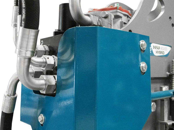 Despicator de lemne GRAECUS DRYAD ASX30 HYBRID, 30 tone, acționare cardan tractor + motor electric 7.5 kW [11]