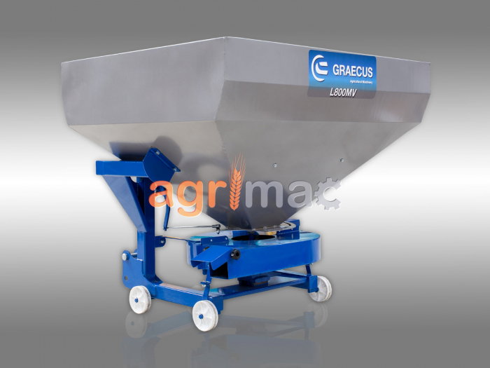Distribuitor de îngrășăminte cu dublă linie și sărăriță L800GM – 800L, 18-20m [6]