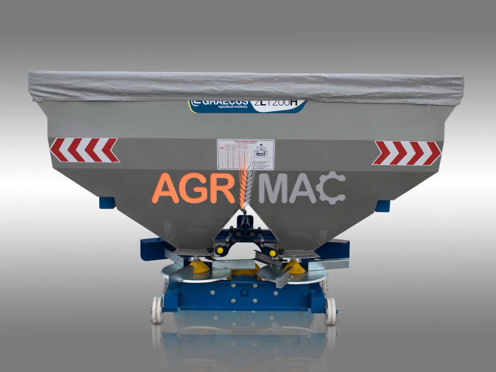 Distribuitor îngrășăminte cu 2 discuri și sărăriță hidraulică 2L1200H – 1200L, 18-20m [6]