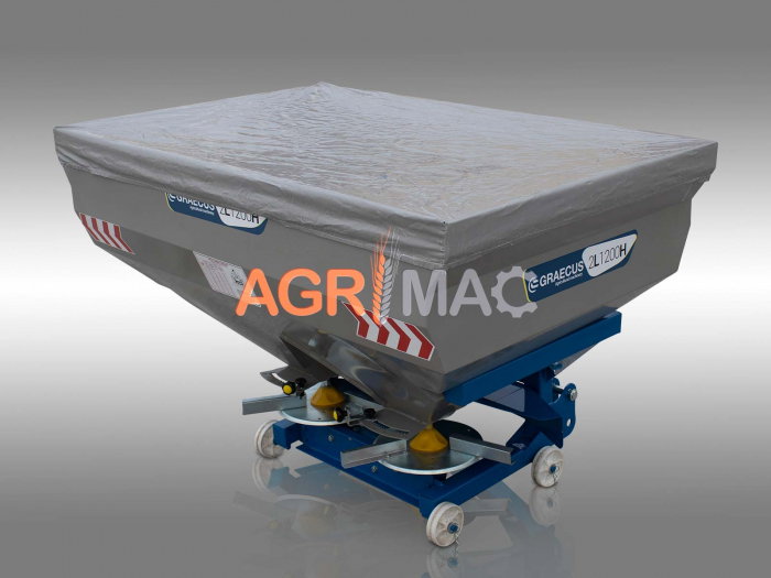 Distribuitor îngrășăminte cu 2 discuri și sărăriță hidraulică 2L1200H – 1200L, 18-20m [18]