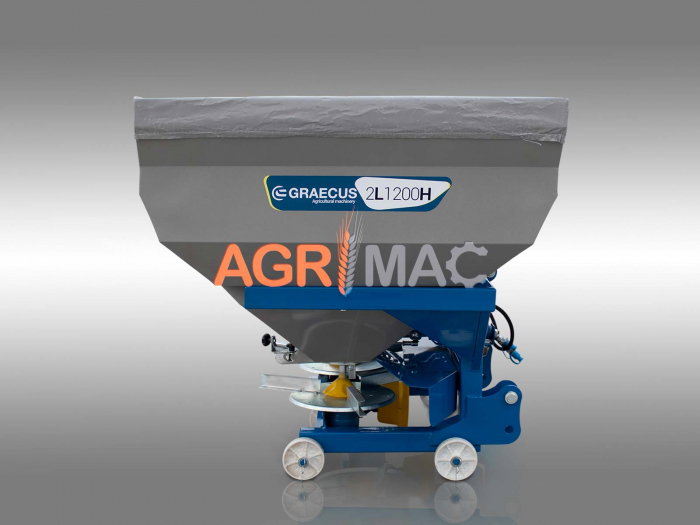 Distribuitor îngrășăminte cu 2 discuri și sărăriță hidraulică 2L1200H – 1200L, 18-20m [17]