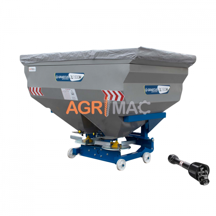 Distribuitor îngrășăminte cu 2 discuri și sărăriță hidraulică 2L1500H – 1500L, 18-20m [1]