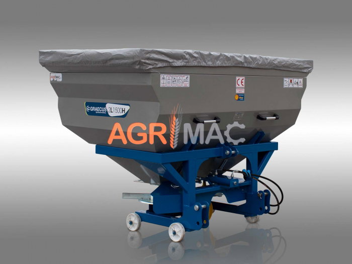 Distribuitor îngrășăminte cu 2 discuri și sărăriță hidraulică 2L1500H – 1500L, 18-20m [8]