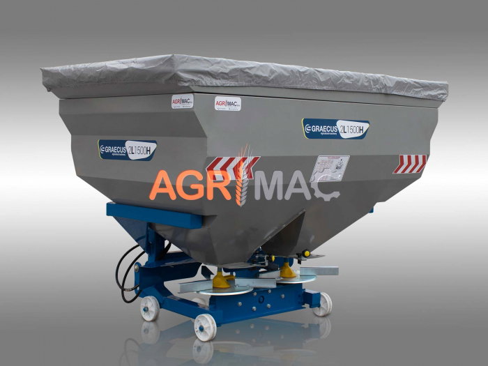 Distribuitor îngrășăminte cu 2 discuri și sărăriță hidraulică 2L1500H – 1500L, 18-20m [9]
