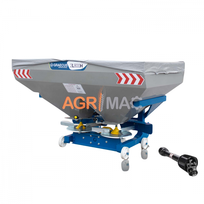 Distribuitor de îngrășăminte cu 2 discuri și sărăriță hidraulică 2L800H – 800L, 18-20m [1]