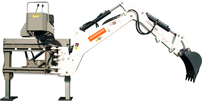 Miniexcavator hidraulic Epsilon pentru tractor priza de putere 540 rpm, adâncime 2250 mm [2]