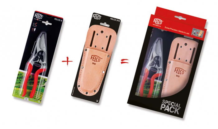 Foarfeca profesionala FELCO 8+ FELCO 910 - Toc din piele naturala [1]