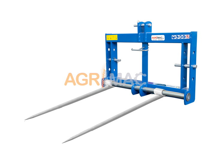 Furci pentru baloți THF800, 1165 mm, 800 kg, reglabile 3+3 poziții [1]