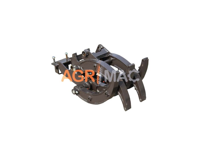 Grafier GRAECUS EB40 pentru excavator 3,0–4,5 tone – prindere bușteni și crengi [1]