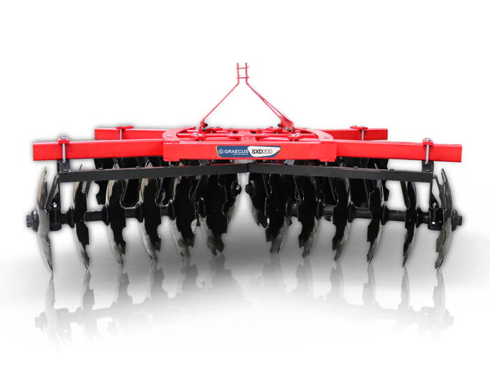 Grapă cu discuri în X, 16 discuri, 1600 mm [9]