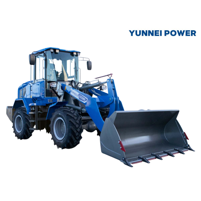 LD23 Cab – Încărcător frontal articulat 4×4, motor 75 CP, cabină climatizată, 2300 kg sarcină, cupă 2050 mm [1]