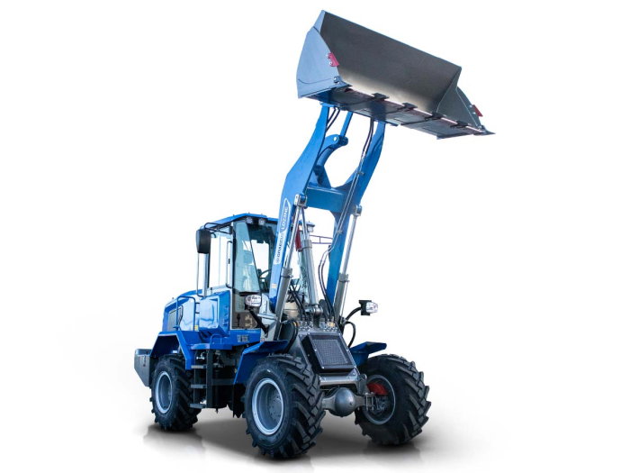 LD23 Cab – Încărcător frontal articulat 4×4, motor 75 CP, cabină climatizată, 2300 kg sarcină, cupă 2050 mm [6]