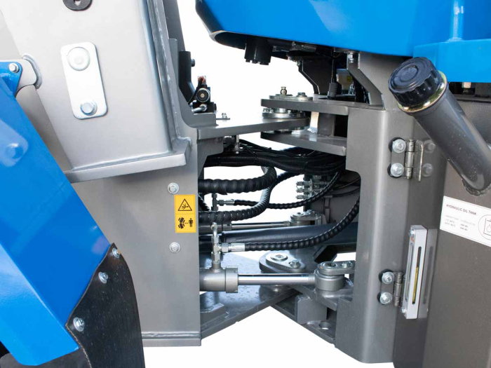 LD23 Cab – Încărcător frontal articulat 4×4, motor 75 CP, cabină climatizată, 2300 kg sarcină, cupă 2050 mm [17]