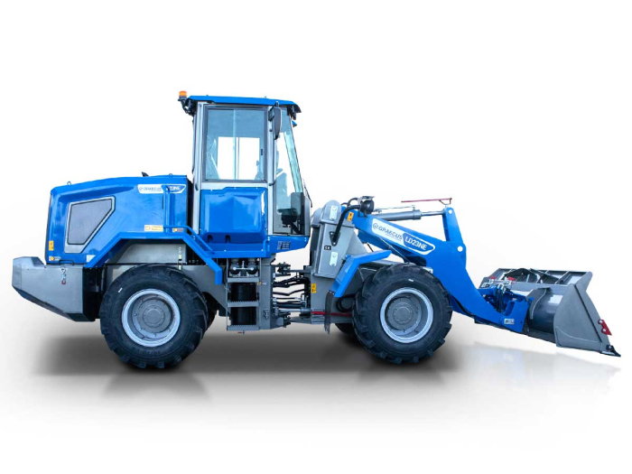 LD23 Cab – Încărcător frontal articulat 4×4, motor 75 CP, cabină climatizată, 2300 kg sarcină, cupă 2050 mm [4]
